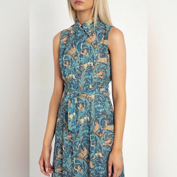 Final price drop! Woodnotes Maxi Shirt Dress, Blackmilk size 10 - Picture 4 of 6